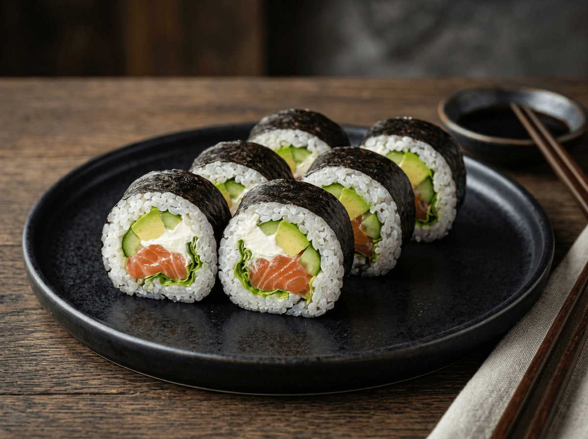 1. Futomaki Sake Philadelphia